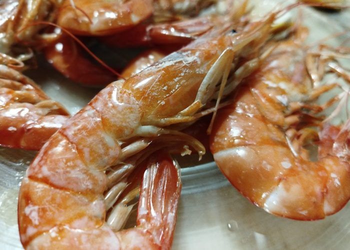 Ración de gambones a la plancha